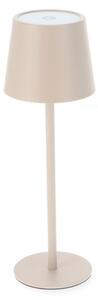 Lampada da tavolo Led touch Serena 2W Beige CCT temperatura colore regolabile portatile a batteria ricaricabile USB M mimotec
