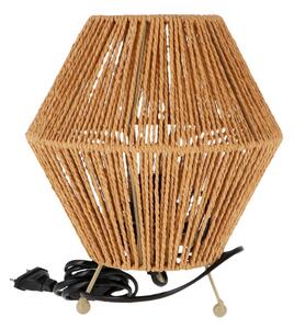 Lampada da tavolo Formentera in legno beige E27 M Ledme