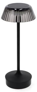 Lampada da tavolo Led touch Irina 2W Nera CCT temperatura colore regolabile portatile a batteria ricaricabile USB M mimotec