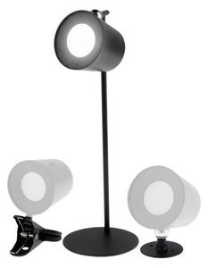 Lampada da tavolo Led touch Leni 2W Nera CCT temperatura colore regolabile portatile a batteria ricaricabile USB M mimotec