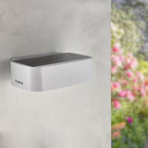 Applique Led da parete Plit 1,7W Bianco con pannello solare IP54 Bianco neutro 4000K con sensore crepuscolare e di movimento iSG Lighting