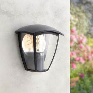 Lanterna da parete Ronse deux Nera IP44 1 x E27 M LEDME