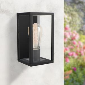Lanterna da parete Ducte deux Nera IP44 1 x E27 M LEDME