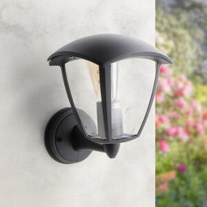 Lanterna da parete Ronse up Nera IP44 1 x E27 M LEDME
