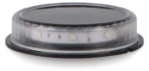 Faretto segnapassi Led 3W Nero con pannello solare IP54 RGB con sensore crepuscolare M LEDME