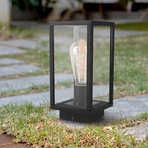 Lampioncino Led Ducte Plus Nero 24cm IP44 1 x E27 M LEDME