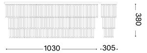 Ideal Lux - Plafoniera MARTINEZ 8xE14/40W/230V cromo lucido