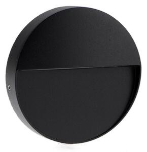 Segnapasso Led Tech 3W Nero a superfice Rotondo IP54 CCT temperatura colore regolabile iSG Lighting