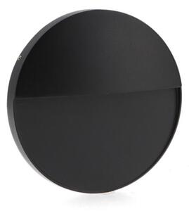 Segnapasso Led Tech 6W Nero a superfice Rotondo IP54 CCT temperatura colore regolabile iSG Lighting