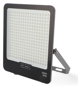 Faro proiettore Led Napoli Plus 200W Nero da esterno IP65 Bianco freddo 6000K M LEDME
