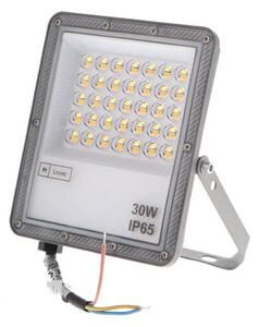 Faro proiettore Led Slim 30W Grigio da esterno IP65 CCT temperatura colore regolabile M LEDME