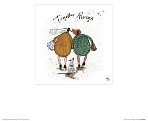 Stampe d'arte Sam Toft - Together Always, Sam Toft, (30 x 30 cm)