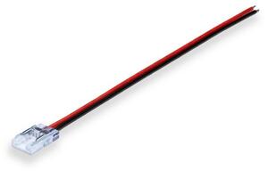 Connettore iniziale cablato striscia Led COB Free Cut 12-24V 8mm monocolore 2 pin con cavo IP20 M LEDME