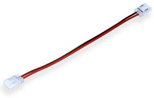 Connettore cablato di giunzione striscia Led COB Free Cut 12-24V 8mm monocolore 2 pin con cavo IP20 M LEDME