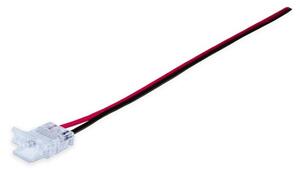Connettore iniziale rapido cablato striscia Led COB Free Cut 12-24V 8mm monocolore 2 pin con cavo IP20 M LEDME