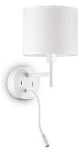 Appliques - Lampade Da Parete Set Metallo Bianco 2 Luci E27