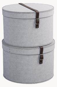 Set di 2 scatole rotonde Rut