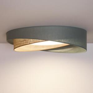 BRILAGI - Lampada dimmerabile VELVET TWIST LED/36W/230V CCT diam. 65 cm WT verde/beige + telecomando