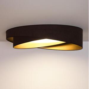 BRILAGI - Plafoniera LED VELVET TWIST LED/24W/230V 4000K diam. 55 cm marrone/oro