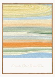 Stampa digitale incorniciata Marble Me Beach Day