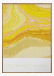Stampa digitale incorniciata Marble Me Limoncello