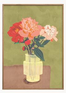 Stampa digitale incorniciata Peonies