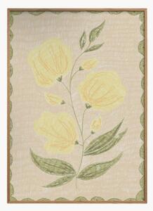 Stampa digitale incorniciata Butter Yellow Flowers No. 03