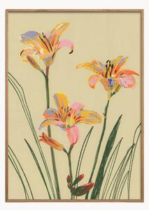 Stampa digitale incorniciata Lilies