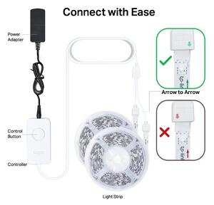 TP-Link - Striscia LED RGBW dimmerabile 5 m LED/20,5W/230V Wi-Fi