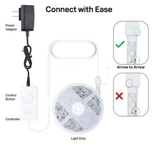 TP-Link - Striscia LED RGBW dimmerabile 5 m LED/13W/230V Wi-Fi