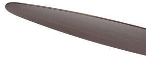 ZEVENTI - Ventilatore da soffitto LED VENTORA LED/24W/230V Wi-Fi Tuya nero/noce + telecomando