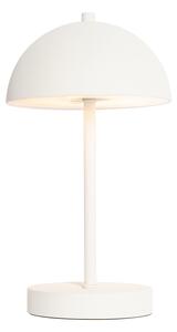 Lampada da tavolo per esterno bianca ricaricabile dimmerabile in 3 fasi - Keira