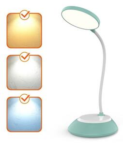 LED Lampada da tavolo ricaricabile dimmerabile VISUA LED/5W/5V 3000-5000K turchese