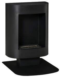 HOMCOM Camino a Bioetanolo con Serbatoio da 0.9L, Copertura fino 20㎡, 46.5x53x65cm, Nero