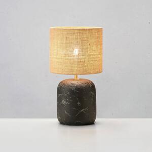 Markslöjd Lampada da tavolo Montagna, cemento, juta, 32 cm