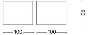 Ideal Lux - Applique a LED CLICK LED/6W/230V CRI 90 bianco