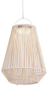 Lampada da tavolo bohémien beige con LED dimmerabile a 3 livelli IP54 ricaricabile a energia solare - Duca
