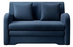 Divano blu allungabile e rivestimento in velluto 130 cm Ario – ELTAP