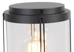Lampada da esterno design in piedi nera 100 cm IP44 - Schiedam