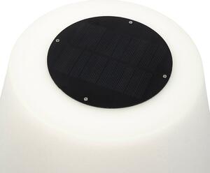 Lampada da terra esterno tripode nera IP44 LED solare - VIRGINIA
