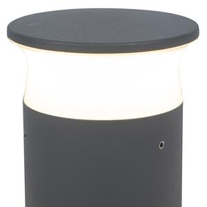 Lampada da esterno moderna grigio scuro con LED - Bar