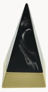Portagioie Pyramid Dark Marble & Gold