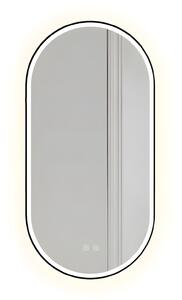 Specchio LED OVL 50x100cm Black
