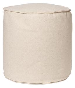 Aun Cotton Pouf Ø40 Off-White - Ferm Living