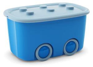 Scatola per bambini azzurra in plastica 58x39x32 cm Funny Box – KIS