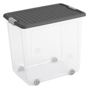 Scatola con coperchio in plastica 56,5x39x51,5 cm W box XL – KIS