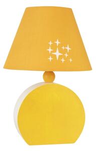 Lampada da tavolo per bambini gialla Ofelia – Candellux Lighting