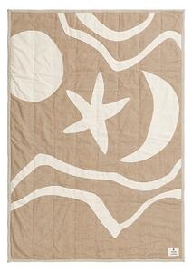 Kove Applique Plaid Tan/Cashmere - Ferm Living