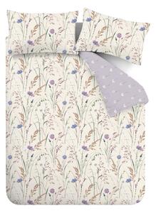 Biancheria da letto lavanda/beige per letto singolo 135x200 cm Grasmere – Catherine Lansfield