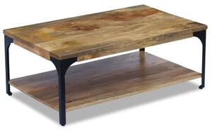 Tavolino da Caffè in Legno di Mango 100x60x38 cm